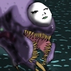 An ingeniously bizarre and demonic Sazaeoni, love the ghostly arms protruding from the shell, the mask-like face and hideous jaws!