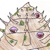 The first one I was sent, similar to Sekien's original but with some creative twists, especially the clawed, slimy limb.