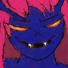 Delightful use of eyestalks and toothy maw. The true form reminds me a bit of the demons in Devilman.