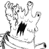 A drippy, goopy beast with multiple eyes!