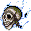 Flying, non-animated ghost skulls.