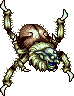 These goblin-bugs look much more like insects than spiders, but some are found in web-lined rooms. They just pace back and forth.