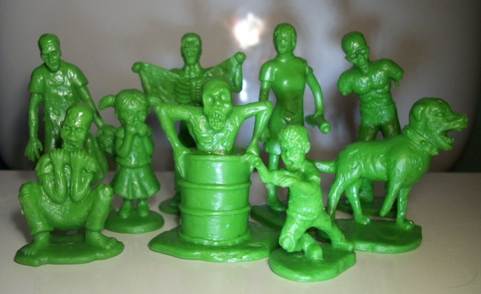 plastic zombie figures