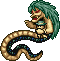 Nureonna - just slithers back and forth, sometimes spitting.