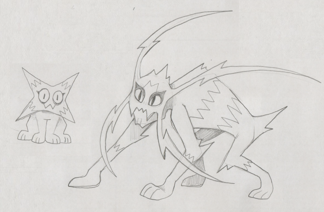 Wanted to make some scary pokemon/ ultra beast things, here's the result :)  : r/fakemon