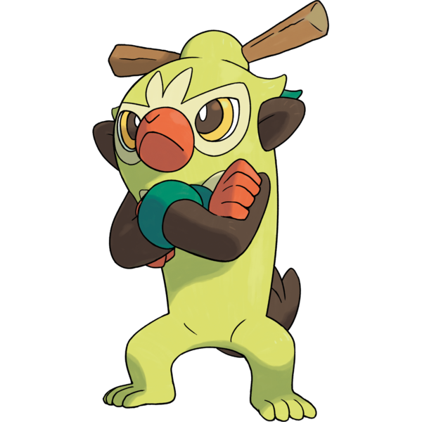 How to Draw Pokemon GROOKEY  Easy Step by step 