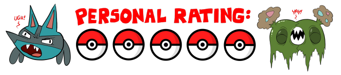 5 out of 5 pokeballs