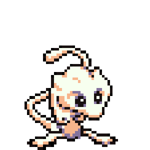 The original mew sprite looks like something from a horror movie : r/pokemon